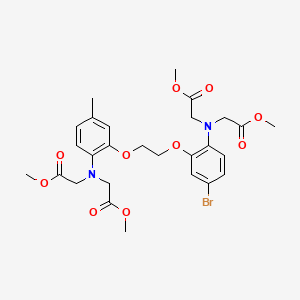 molecular formula C27H33BrN2O10 B12399883 5-Bromo-5'-methyl BAPTA tetramethyl ester 