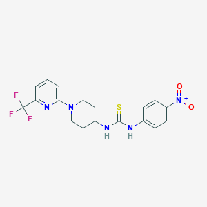 molecular formula C18H18F3N5O2S B12399895 Usp8-IN-3 