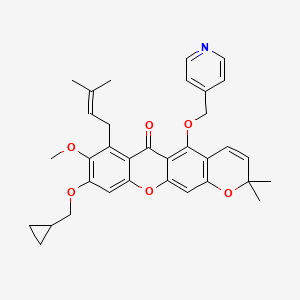 molecular formula C34H35NO6 B12399908 Pde4-IN-12 