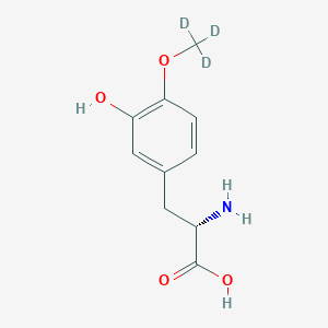 molecular formula C10H13NO4 B12399934 4-O-Methyldopa-d3 