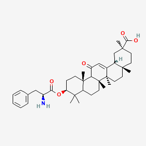 molecular formula C39H55NO5 B12399973 Anticancer agent 58 