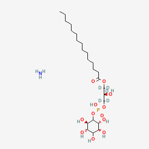 azane;[(2R)-1,1,2,3,3-pentadeuterio-2-hydroxy-3-[hydroxy-[(2R,3S,5R,6R)-2,3,4,5,6-pentahydroxycyclohexyl]oxyphosphoryl]oxypropyl] pentadecanoate