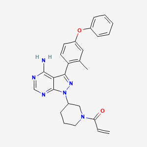 molecular formula C26H26N6O2 B12400015 Btk-IN-22 