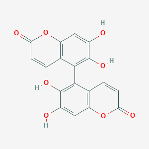 molecular formula C18H10O8 B1240002 Euphorbetin CAS No. 35897-99-5