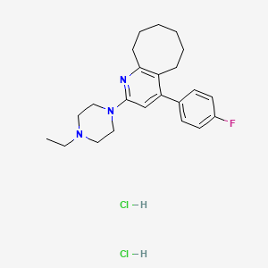 molecular formula C23H32Cl2FN3 B12400026 Blonanserin (dihydrochloride) 