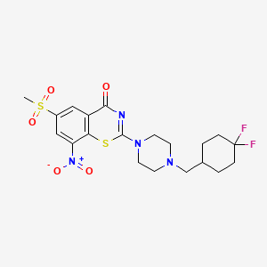 molecular formula C20H24F2N4O5S2 B12400037 Antitubercular agent-31 