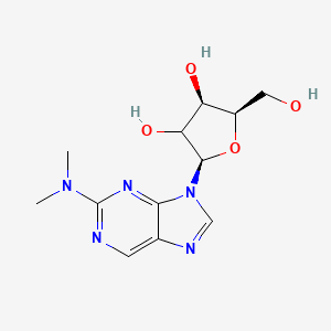 molecular formula C12H17N5O4 B12400043 N2,N2-Dimethylamino-6-deamino adenosine 