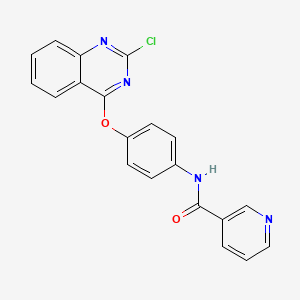 molecular formula C20H13ClN4O2 B12400087 Vegfr-2-IN-18 