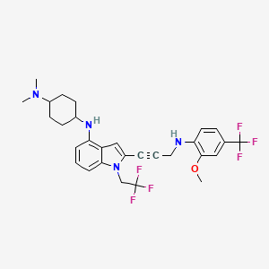 molecular formula C29H32F6N4O B12400150 p53 Activator 5 