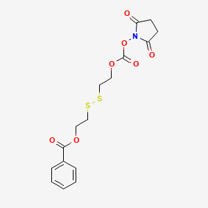 molecular formula C16H17NO7S2 B12400154 NHS-SS-Ph 