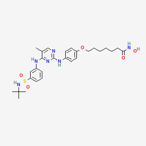 molecular formula C28H38N6O5S B12400176 Jak/hdac-IN-2 