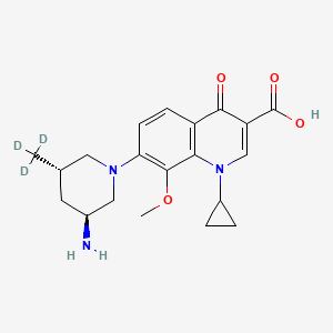 molecular formula C20H25N3O4 B12400233 Nemonoxacin-d3-1 