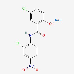 molecular formula C13H7Cl2N2NaO4 B12400234 Niclosamide (sodium) 