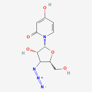 1-[(2R,3S,5S)-4-azido-3-hydroxy-5-(hydroxymethyl)oxolan-2-yl]-4-hydroxypyridin-2-one