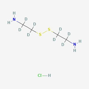 molecular formula C4H13ClN2S2 B12400248 Cystamine-d8 (dihydrochloride pound(c) 