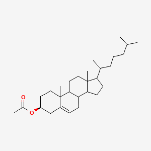 molecular formula C29H48O2 B1240026 3beta-Acetoxycholest-5-ene 