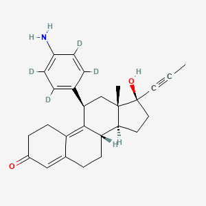 N,N-Didesmethyl Mifepristone-d4