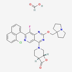 molecular formula C32H31ClFN5O5 B12400316 G12Si-5 (formic) 