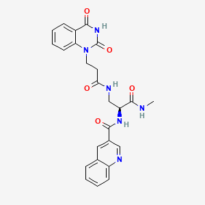 molecular formula C25H24N6O5 B12400324 Tankyrase-IN-4 