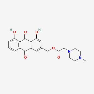 molecular formula C22H22N2O6 B12400329 Akt/NF-|EB/JNK-IN-1 