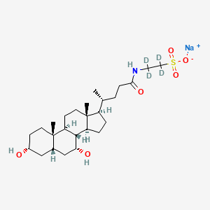 Taurochenodeoxycholic acid-d4-1 (sodium)