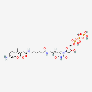 molecular formula C30H40N5O18P3 B12400360 AMCA-6-dUTP 