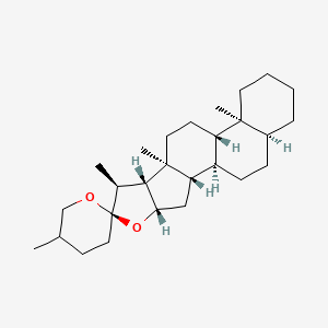 molecular formula C27H44O2 B1240037 5β-螺甾烷 