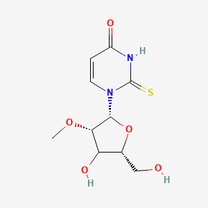 molecular formula C10H14N2O5S B12400370 1-[(2R,3S,5R)-4-hydroxy-5-(hydroxymethyl)-3-methoxyoxolan-2-yl]-2-sulfanylidenepyrimidin-4-one 