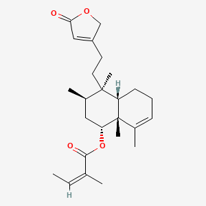 molecular formula C25H36O4 B12400377 Solidagolactone II 