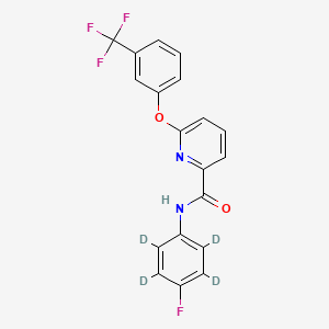 molecular formula C19H12F4N2O2 B12400380 Picolinafen-D4 