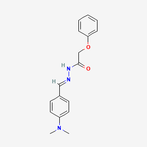 N'-{(E)-[4-(dimethylamino)phenyl]methylidene}-2-phenoxyacetohydrazide