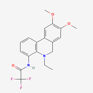 molecular formula C19H19F3N2O3 B12400400 SARS-CoV-2-IN-17 