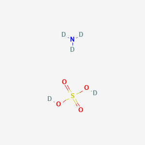 molecular formula H5NO4S B12400406 Ammonium sulphate-d8 