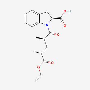 molecular formula C18H23NO5 B1240043 喷妥普利 CAS No. 82924-03-6