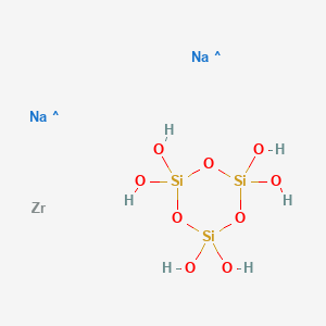 molecular formula H6Na2O9Si3Zr B12400432 CID 165413012 