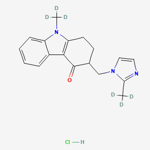 molecular formula C18H20ClN3O B12400464 Ondansetron-d6 (hydrochloride) 