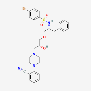 molecular formula C29H33BrN4O4S B12400474 Cathepsin L/S-IN-1 