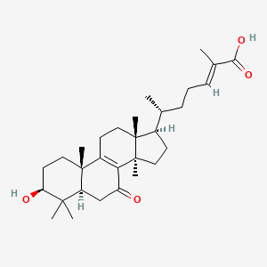 molecular formula C30H46O4 B12400513 7-Oxo-ganoderic acid Z 