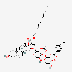 molecular formula C54H82O16 B12400521 23-Oxa-OSW-1 