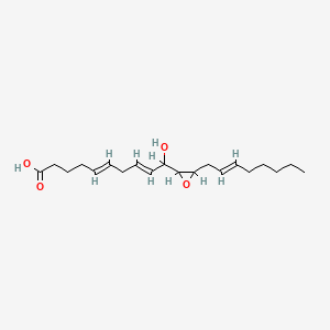 10-Hydroxy-11,12-epoxyeicosa-5,8,14-trienoic acid