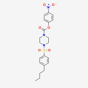 molecular formula C21H25N3O6S B12400543 Faah/magl-IN-3 