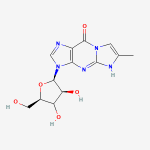 molecular formula C13H15N5O5 B12400555 N4-Desmethyl wyosine 