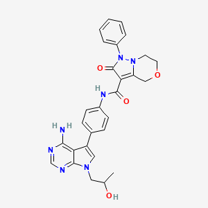 molecular formula C28H27N7O4 B12400584 Axl-IN-11 