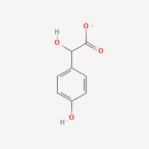 molecular formula C8H7O4- B1240059 4-Hydroxymandelate 