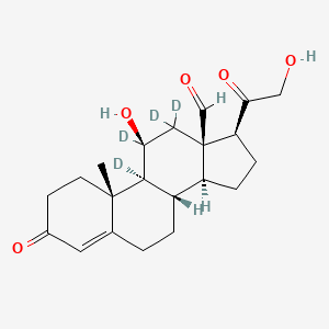 molecular formula C21H28O5 B12400601 Aldosterone-d4 