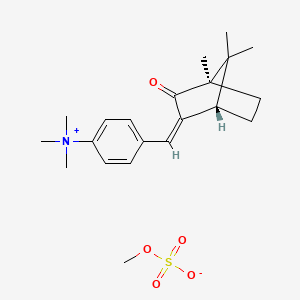 4-((2-Oxo-3-bornylidene)methyl)-phenyltrimethylammonium methylsulfate