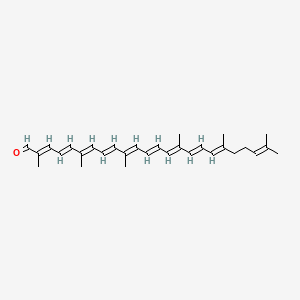 molecular formula C30H40O B1240065 4,4'-Diaponeurosporen-4-al CAS No. 59057-70-4