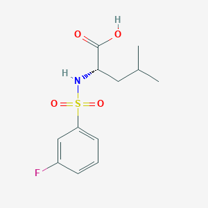 ((3-Fluorophenyl)sulfonyl)-L-leucine