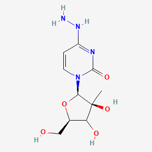 1-[(2R,3S,5R)-3,4-dihydroxy-5-(hydroxymethyl)-3-methyloxolan-2-yl]-4-hydrazinylpyrimidin-2-one