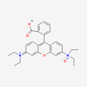 molecular formula C28H31N2O4+ B12400720 RhoNox-1 